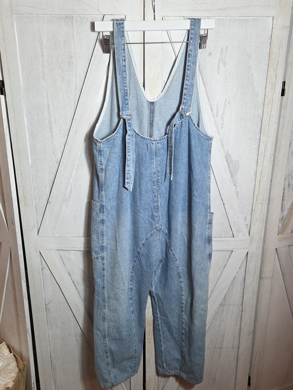 We The Free 100% Cotton Capri Overalls Size S - Picture 5 of 13